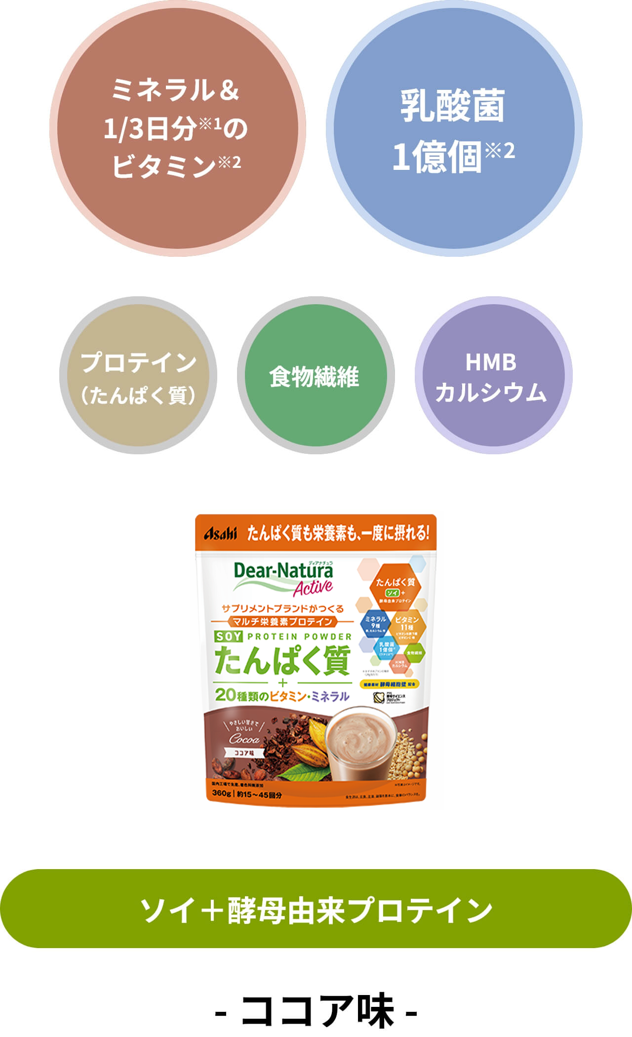 DNアクティブココア味360