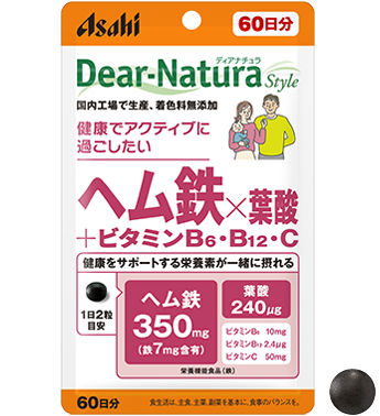 ヘム鉄×葉酸+ビタミンB6・B12・C