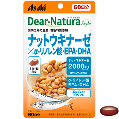 ナットウキナーゼ×α-リノレン酸・EPA・DHA